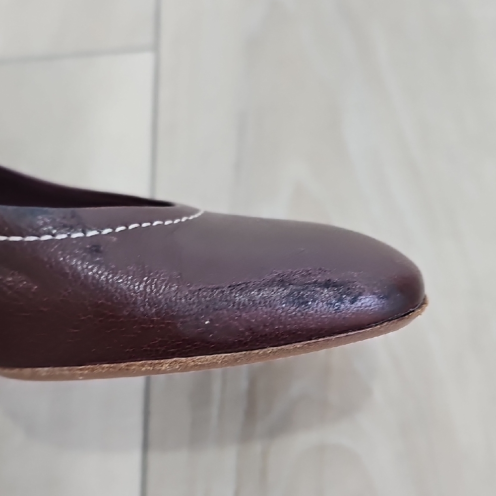 Vintage Prada Dark Brown Leather Heels - Picture 11 of 15